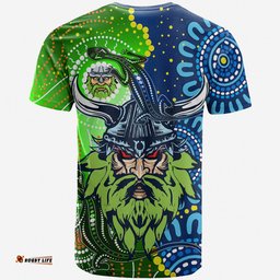 Amazing Aussie Canberra Raiders Custom T-shirt - Indigenous Canberra Raiders Power T-shirt