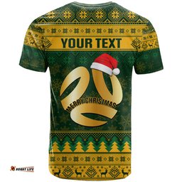 personalised australia matildas christmas t shirt merry xmas 2023 national color