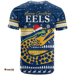 eels rugby t shirt christmas parramatta blue