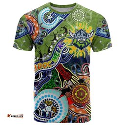 personalised raiders naidoc week 2024 t shirt australia aboriginal dot painting dt02