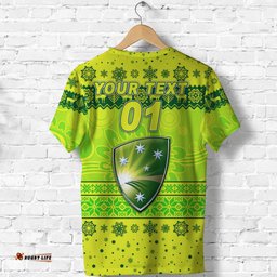 custom personalised australia men cricket team t shirt christmas simple style