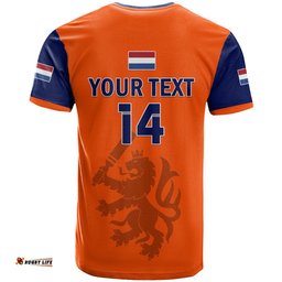 personalised netherlands cricket t shirt dynamic version 2023