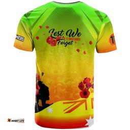 panthers rugby t shirt custom panthers remembrance day lest we forget poppies t shirt