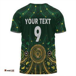 Amazing Aussie Australia Aboriginal Custom T-shirt - Snake Circle And Symbols With Aboriginal Style T-shirt
