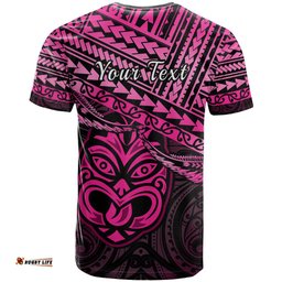 personalised matariki new zealand t shirt maori new year tiki pink version