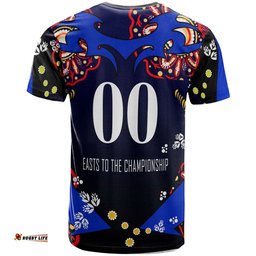 roosters rugby t shirt custom personalised roosters easts to the championship aboriginal player and number t shirt