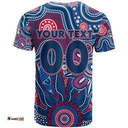 personalised bulldogs naidoc week 2024 t shirt aussie aboriginal art dt02
