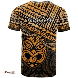 personalised matariki new zealand t shirt maori new year tiki gold version