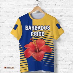 custom personalised barbados cricket pride t shirt simple style