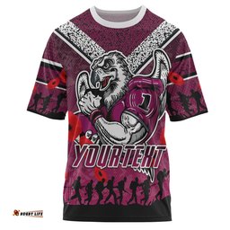 Amazing Aussie Australia Manly T-shirt - Custom Anzac Eagle T-shirt