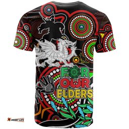 dragons rugby aboriginal art t shirt naidoc indigenous tribal