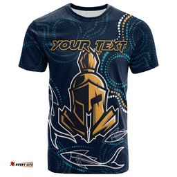 Amazing Aussie Gold Coast Titans T-shirt - Custom Indigenous Gold Coast Titans T-shirt