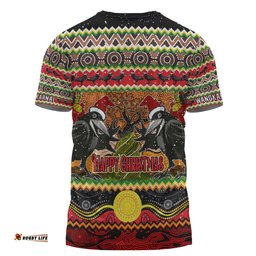 Amazing Aussie Australia Christmas Aboriginal Custom T-shirt - Aboriginal Dreamtime Wangkarnal Crows T-shirt