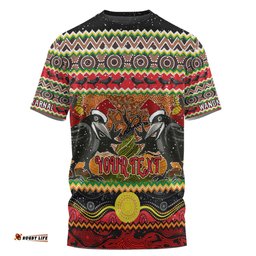 Amazing Aussie Australia Christmas Aboriginal Custom T-shirt - Aboriginal Dreamtime Wangkarnal Crows T-shirt