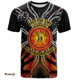 Amazing Aussie Australia T-Shirt Naidoc Week Aboriginal Pattern Hand Symbols