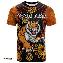 Amazing Aussie Wests Tigers T-shirt - Custom Indigenous Wests Tigers T-shirt