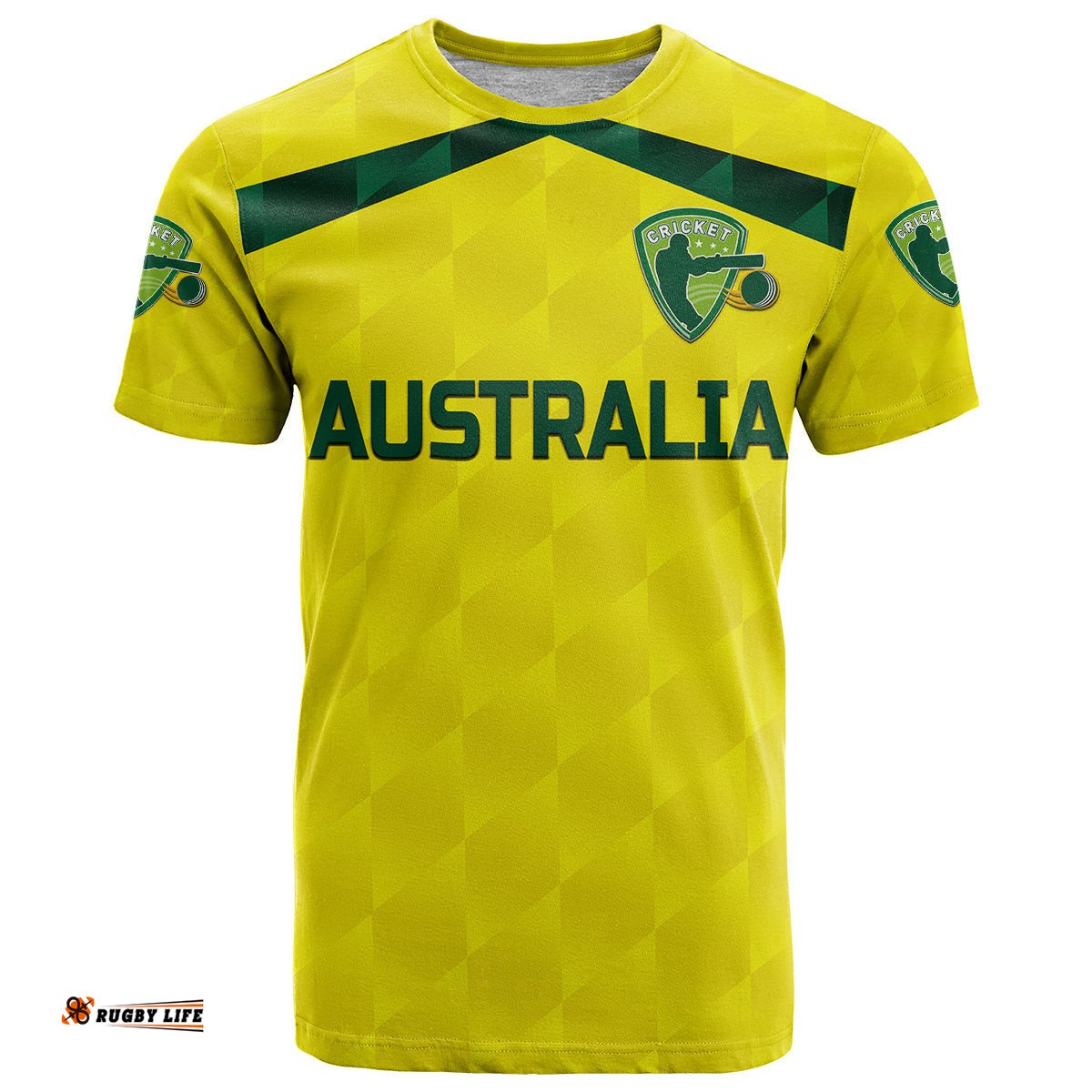 custom personalised australia cricket t shirt aussie unique yellow
