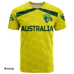 custom personalised australia cricket t shirt aussie unique yellow