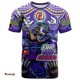 Amazing Aussie Melbourne Storm Naidoc T-shirt - Custom Storm Naidoc For Our Elders Aboriginal Inspired T-shirt
