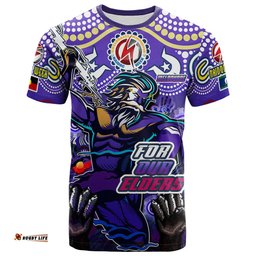 Amazing Aussie Melbourne Storm Naidoc T-shirt - Custom Storm Naidoc For Our Elders Aboriginal Inspired T-shirt