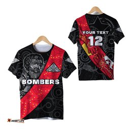 custom personalised bombers naidoc week t shirt essendon ingenious spesial version custom text and number