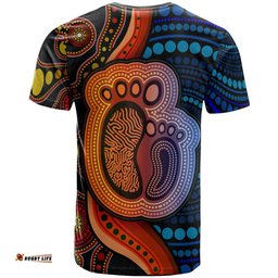 Amazing Aussie Australia T-Shirt - Aboriginal Inspired Mother And Son