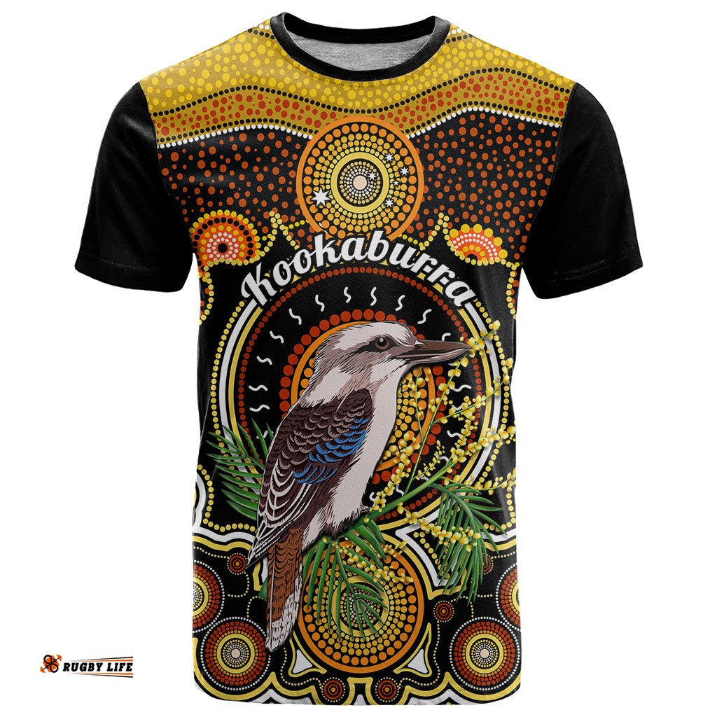 personalised australian astrology t shirt aboriginal kookaburra zodiac sign
