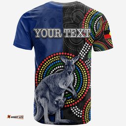 custom personalised australia day t shirt mix aboriginal