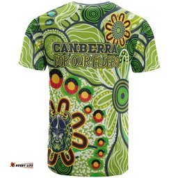 Amazing Aussie Canberra Raiders Naidoc T-shirt - Custom For Our Elders T-shirt