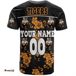 Amazing Aussie Wests Tigers T-Shirt - With Maori Pattern