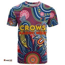 personalised lions naidoc week 2024 t shirt aussie aboriginal art dt02