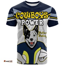Amazing Aussie North Queensland Cowboys Custom T- Shirt - North Queensland Cowboys Supporter T- Shirt