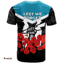 port adelaide power anzac day indigenous art t shirt