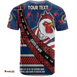 Amazing Aussie Sydney Roosters T-Shirt - Theme Song For Rugby With Sporty Style