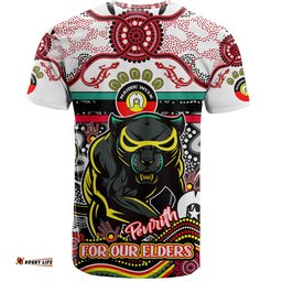 Amazing Aussie Penrith Panthers Naidoc Week Custom T-shirt - For Our Elders Home Jersey T-shirt