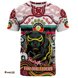 Amazing Aussie Penrith Panthers Naidoc Week Custom T-shirt - For Our Elders Home Jersey T-shirt