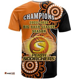 perth scorchers cricket t shirt we are the champions aboriginal