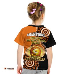 perth scorchers cricket t shirt we are the champions aboriginal