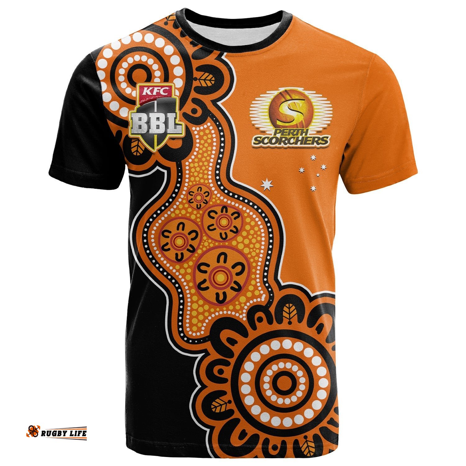 perth scorchers cricket t shirt we are the champions aboriginal