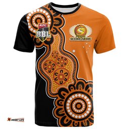 perth scorchers cricket t shirt we are the champions aboriginal