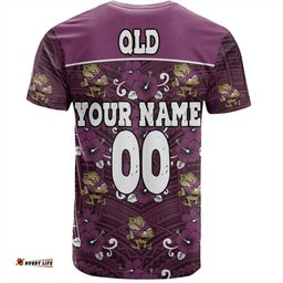 Amazing Aussie Cane Toads Custom T-Shirt - QLD With Maori Patterns T-Shirt