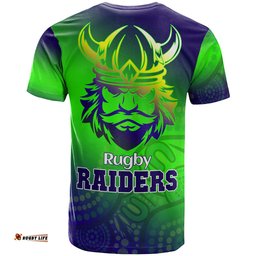 Amazing Aussie Australia Raiders T-shirt - Custom Australia Raiders Gradient Style T-shirt