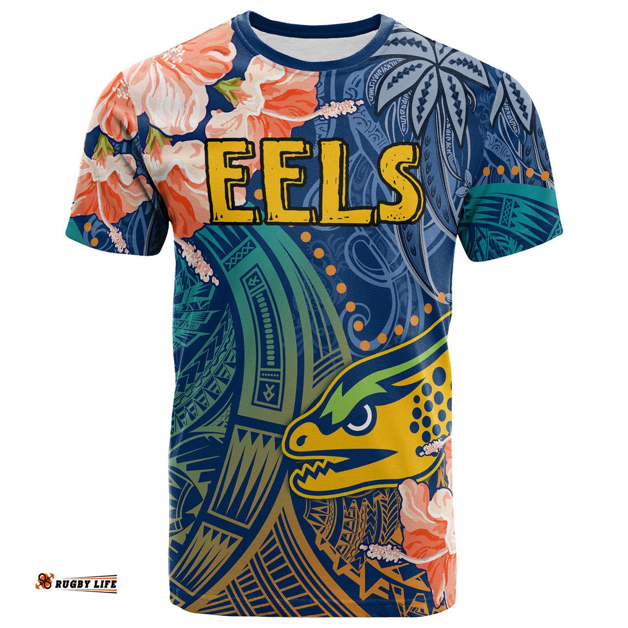 eels rugby t shirt custom polynesian parramatta eels t shirt rlt13Amazing Aussie