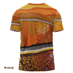 Amazing Aussie Australia Aboriginal T-shirt - Abstract Theme Of Australian Indigenous Aboriginal Art T-shirt