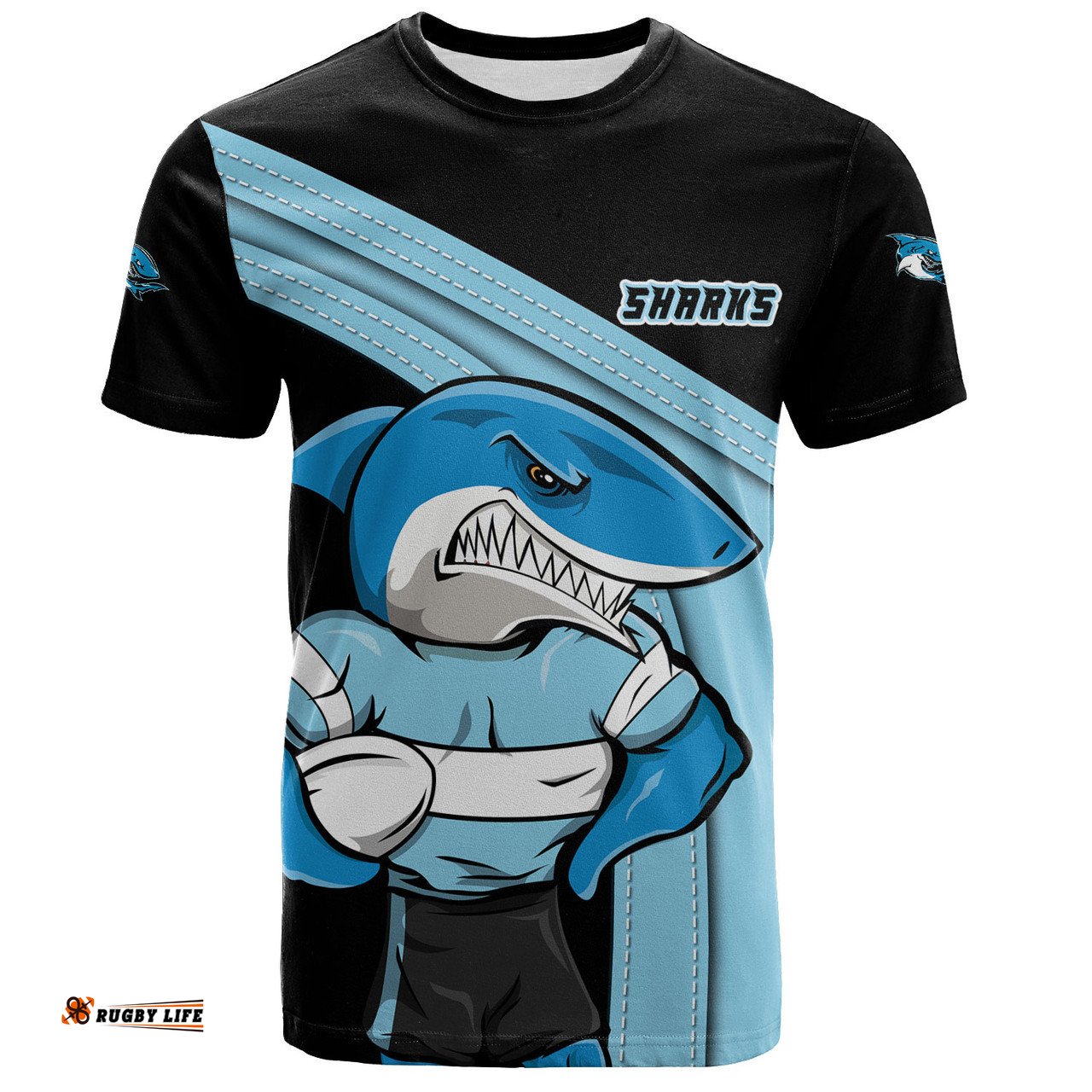 Amazing Aussie Cronulla-Sutherland Sharks T-Shirt Custom Team Of Us Die Hard Fan Supporters