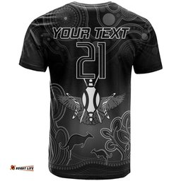 collingwood football t shirt magpies the starry night indigenous