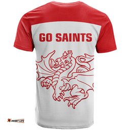dragons rugby t shirt simple st george illawarra