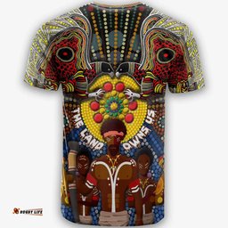 Amazing Aussie Australia The Land Owns Us T-shirt