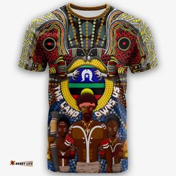 Amazing Aussie Australia The Land Owns Us T-shirt