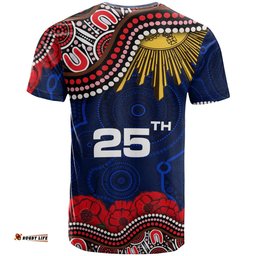 Amazing Aussie Australia Sydney Anzac Custom T-Shirt - Anzac Day Sydney Aboriginal Inspired T-Shirt